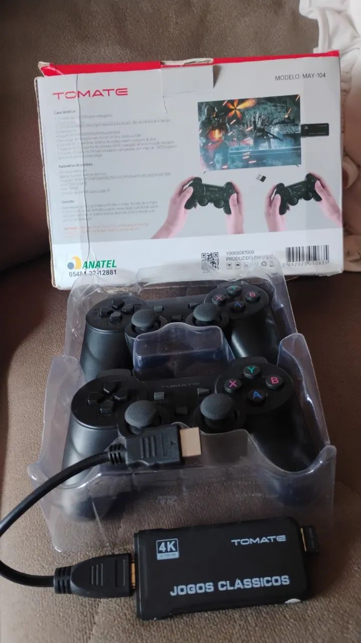 Vídeo Game Portátil C jogos Retrô - 2 controles - Foto 4