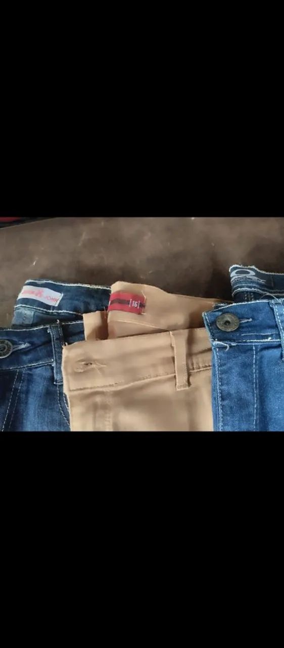 10 calça tamanho 16 e 14  - Foto 4