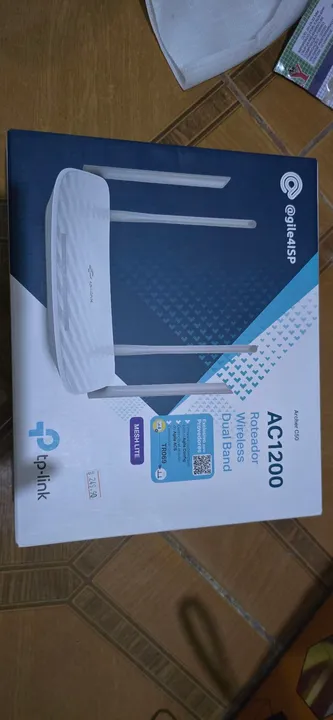 Roteador dual band Tplink ac1200 mesh 4 antenas Archer c50