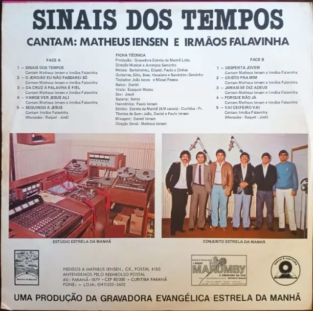 Lp Disco de Vinil Gospel Evangélico - Matheus Iensen - Sinais Dos Tempos - Raro - Foto 2