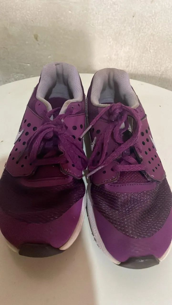Tênis Nike Infantil - Roxo- 35 - Foto 4