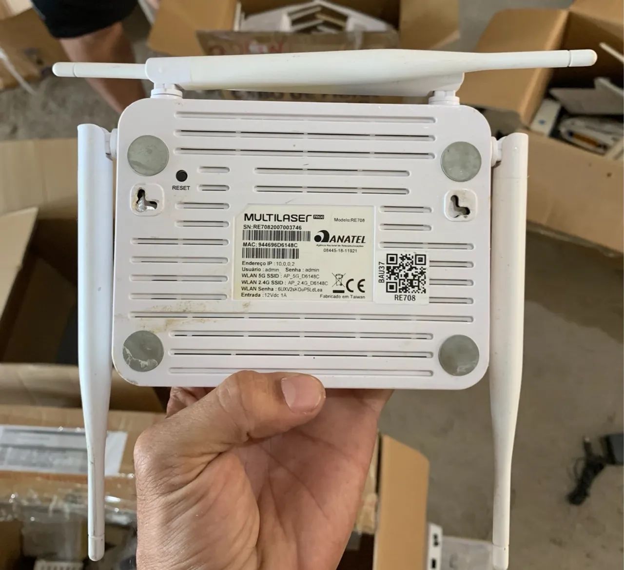 ROTEADOR RE708 KIT 50 UND USADOS ROBERTO OLIVEIRA