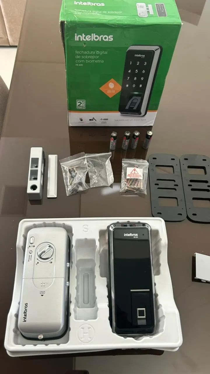 Fechadura Digital Intelbras FR 220 com biometria - excelente estado - Foto 2
