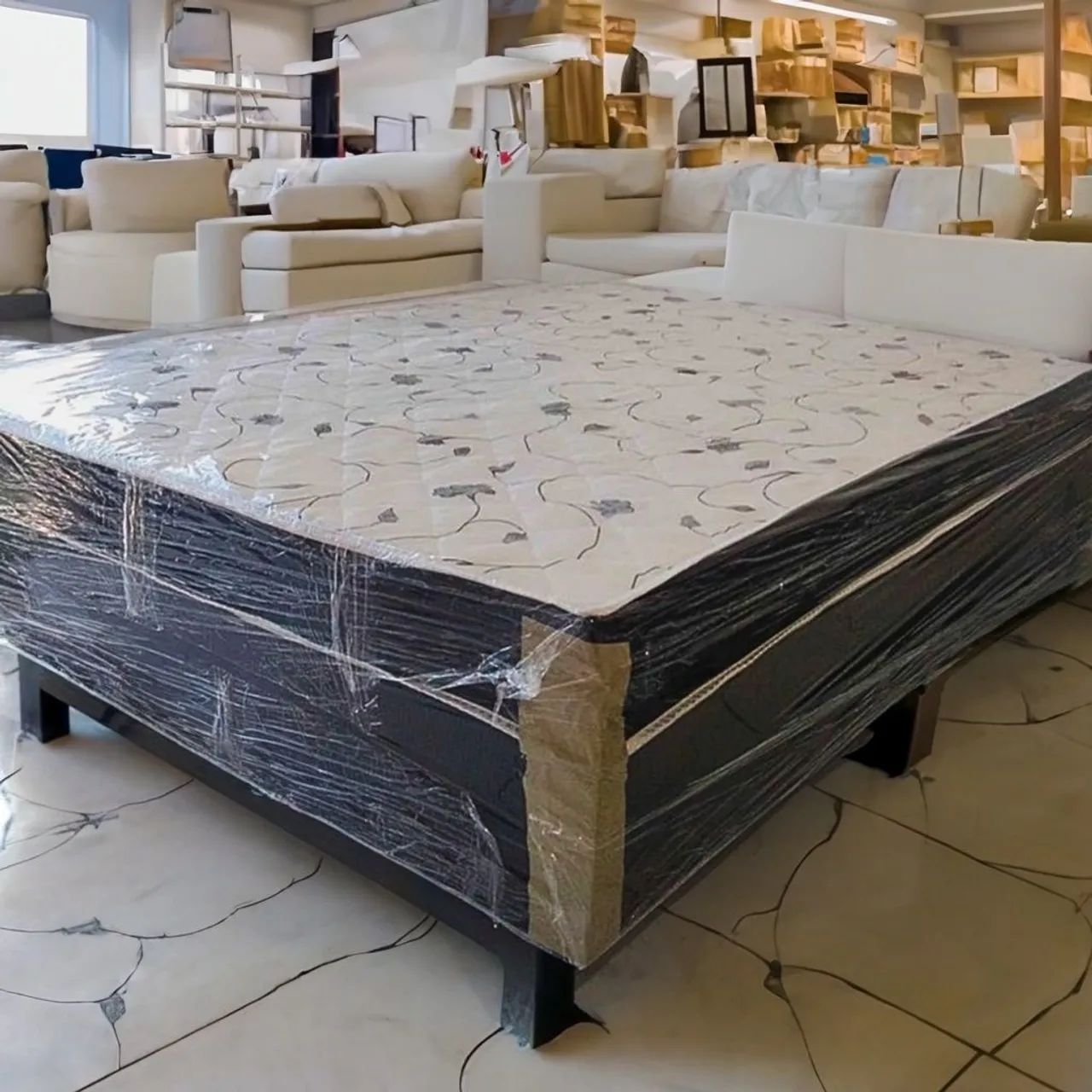 Cama Box Casal Nova - Conforto e Qualidade