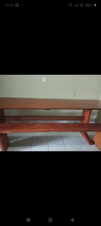 Mesa de Jantar de Madeira Maciça(cedro)