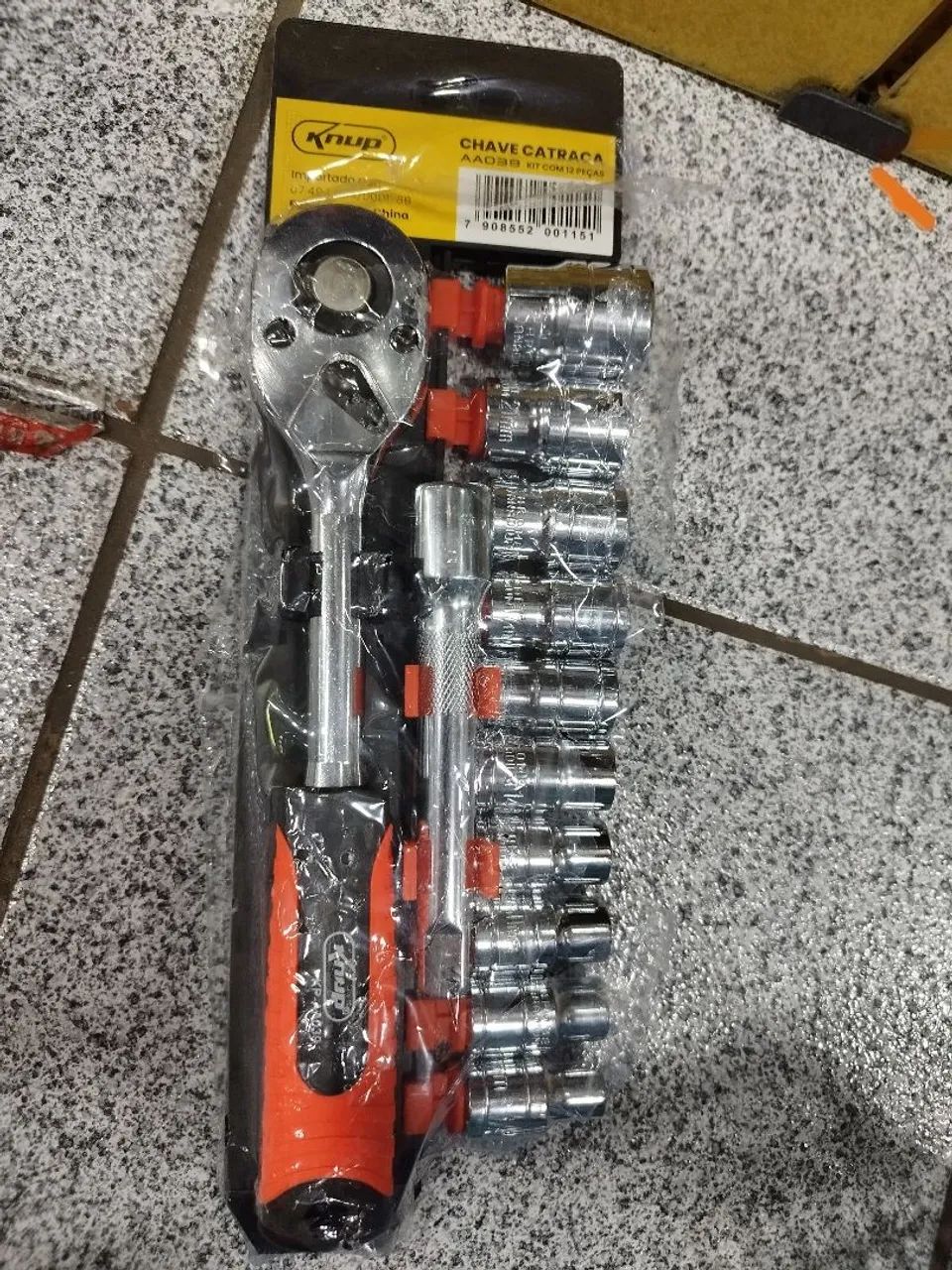 Chave Catraca 1/2 Polegadas Kit - Foto 3