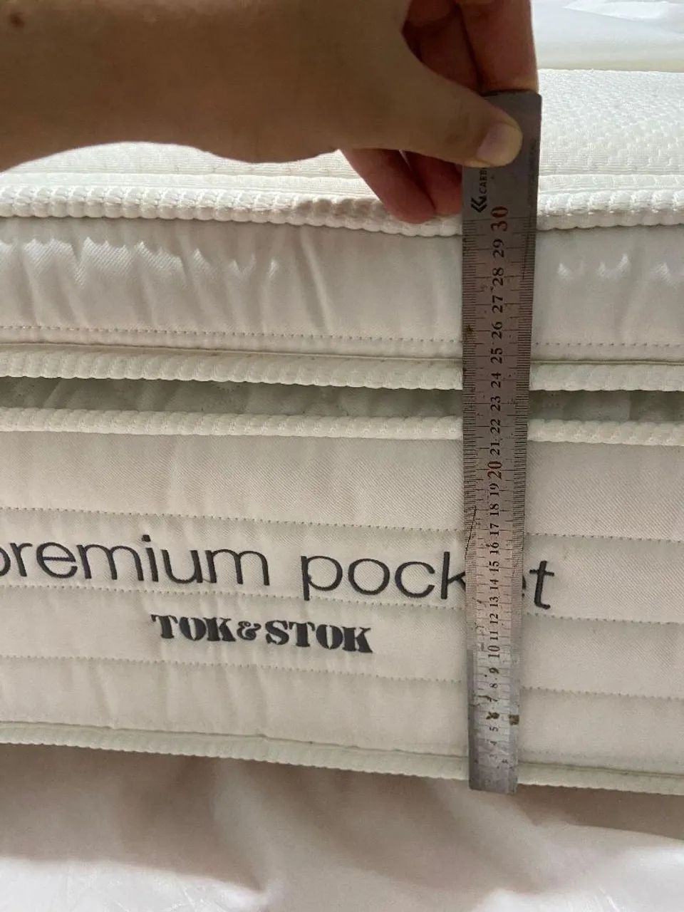 Colchão quenn premium pocket (tok & stok) - Foto 4
