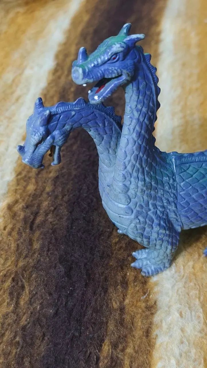 Drake de Borracha Roxo - 20 cm | Duas Cabeças - Foto 3