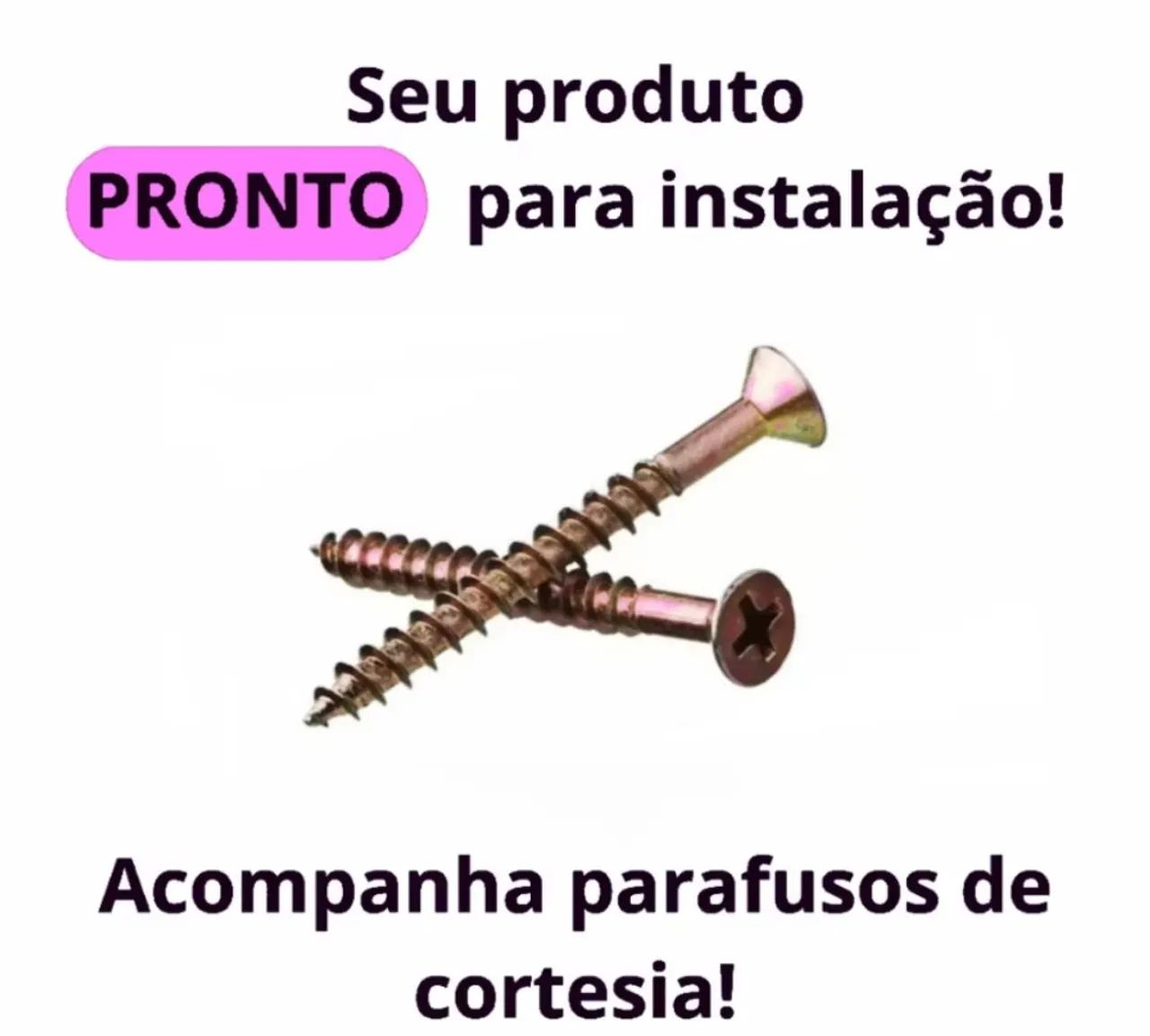 Kit 04 Pé De Sofá Rack Cômoda Plástico Pezinho Acompanha Parafusos Pronto Para Instalar - Foto 2