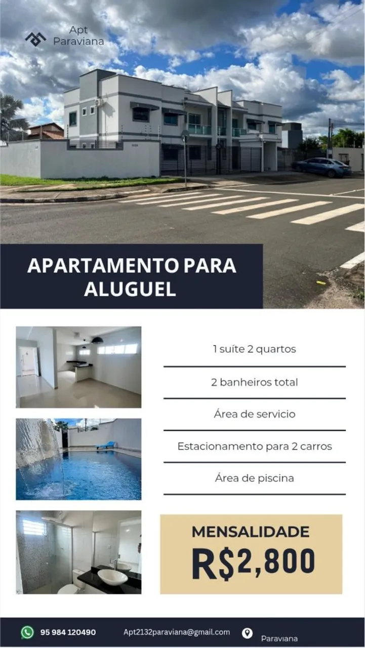 Aluga-se Apartamento 3 quartos 1 sendo suite