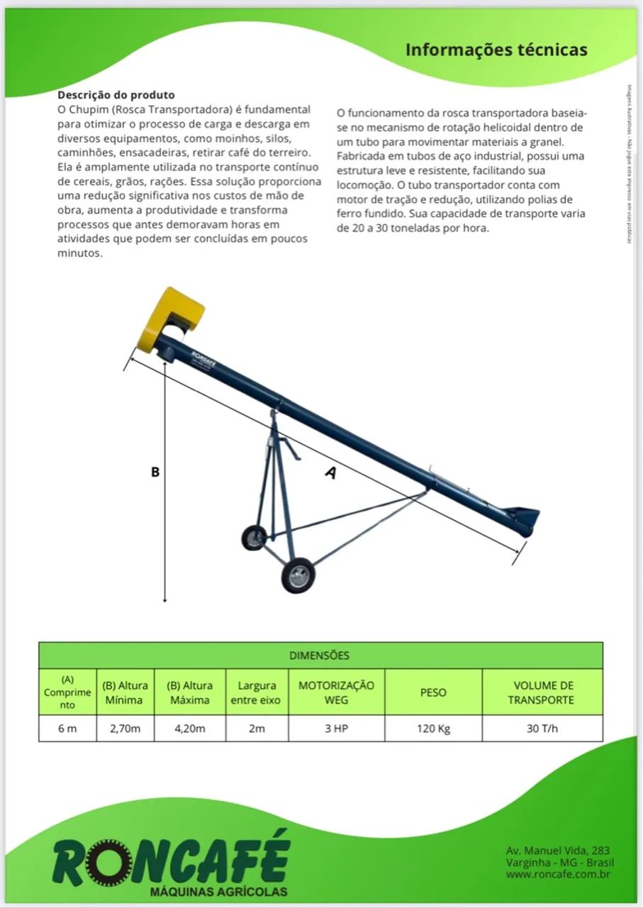 Chupim / Rosca Transportadora