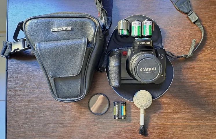 Câmera analógica SLR CANON EOS 5  - Foto 6