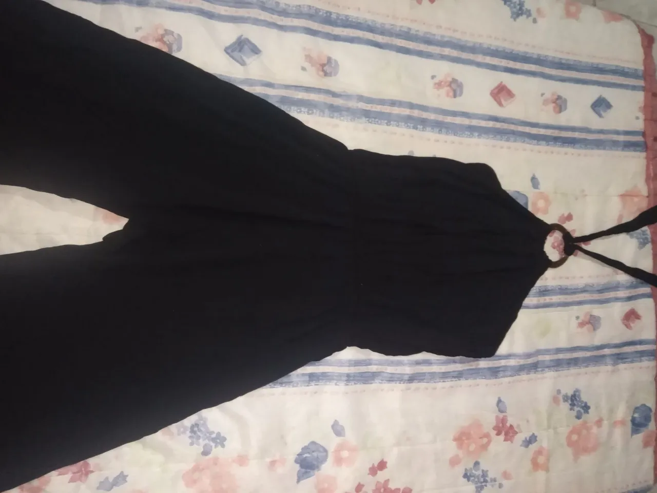 Macacão Preto Elegante Midi