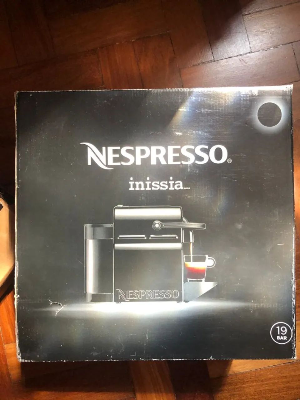Nespresso Inissia Preta, Cafeteira 110v D40 Cor Preto 19bar