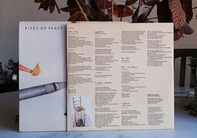 LP Vinil - Paul McCartney - Pipes of Peace (1983) feat. Michael