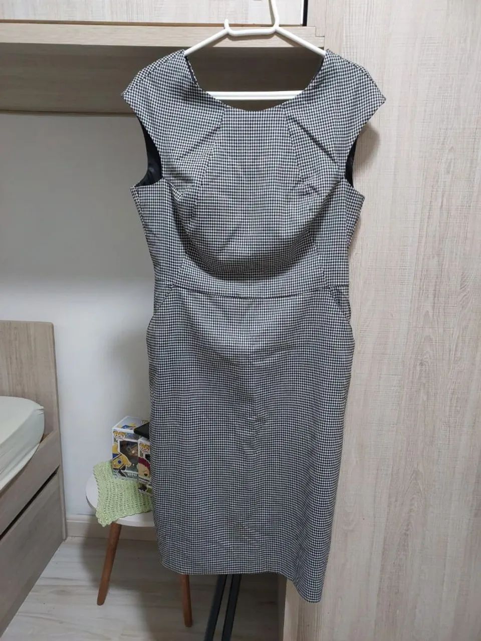 Vestido xadrez tubinho zara - Foto 2