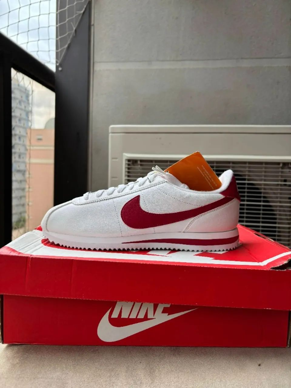 Nike Cortez Basic SL GS White Gym Red tamanho 40