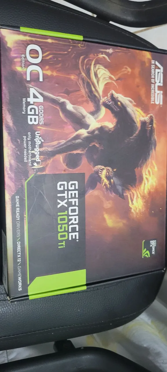 Placa de Vídeo ASUS GeForce GTX 1050 Ti 4GB OC Edition