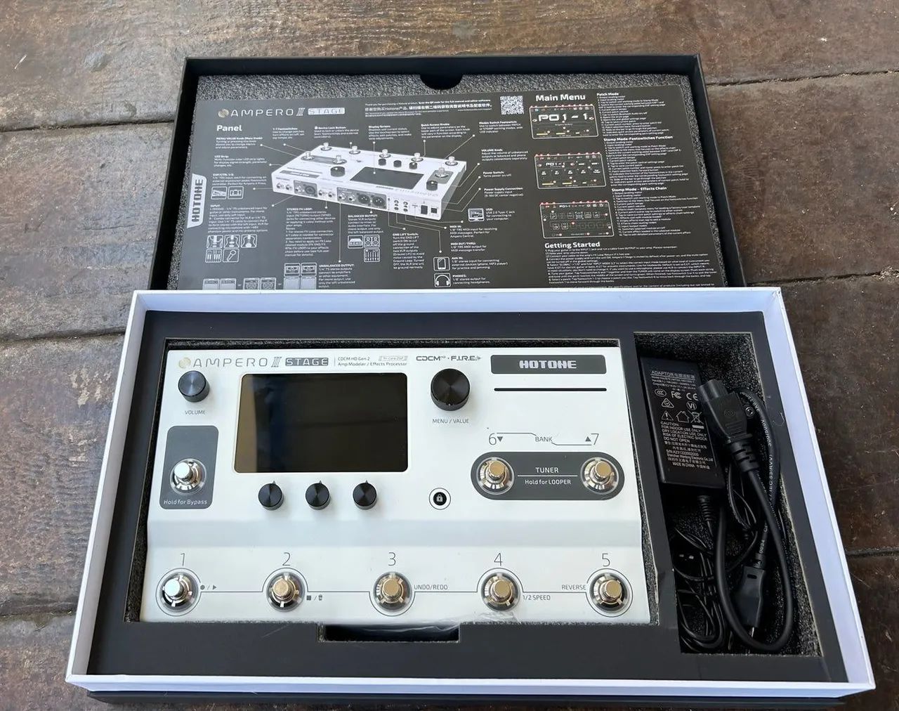Ampero STAGE 2 (zero) pedaleira guitara - Instrumentos musicais