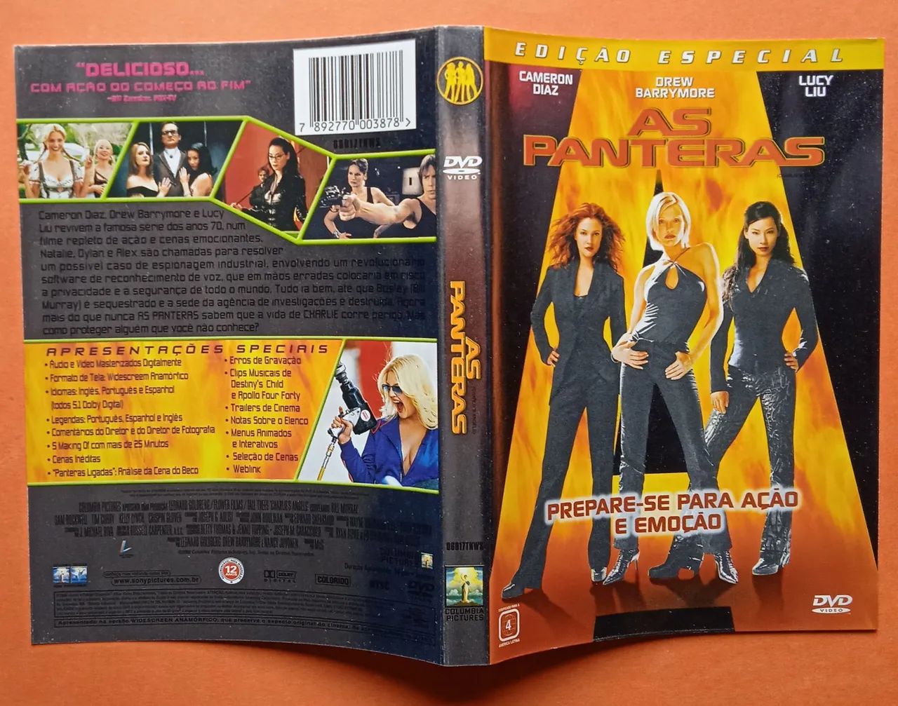 Dvd As Panteras 1 e 2 - Edição Especial (Novos Sem Lacre) - CDs
