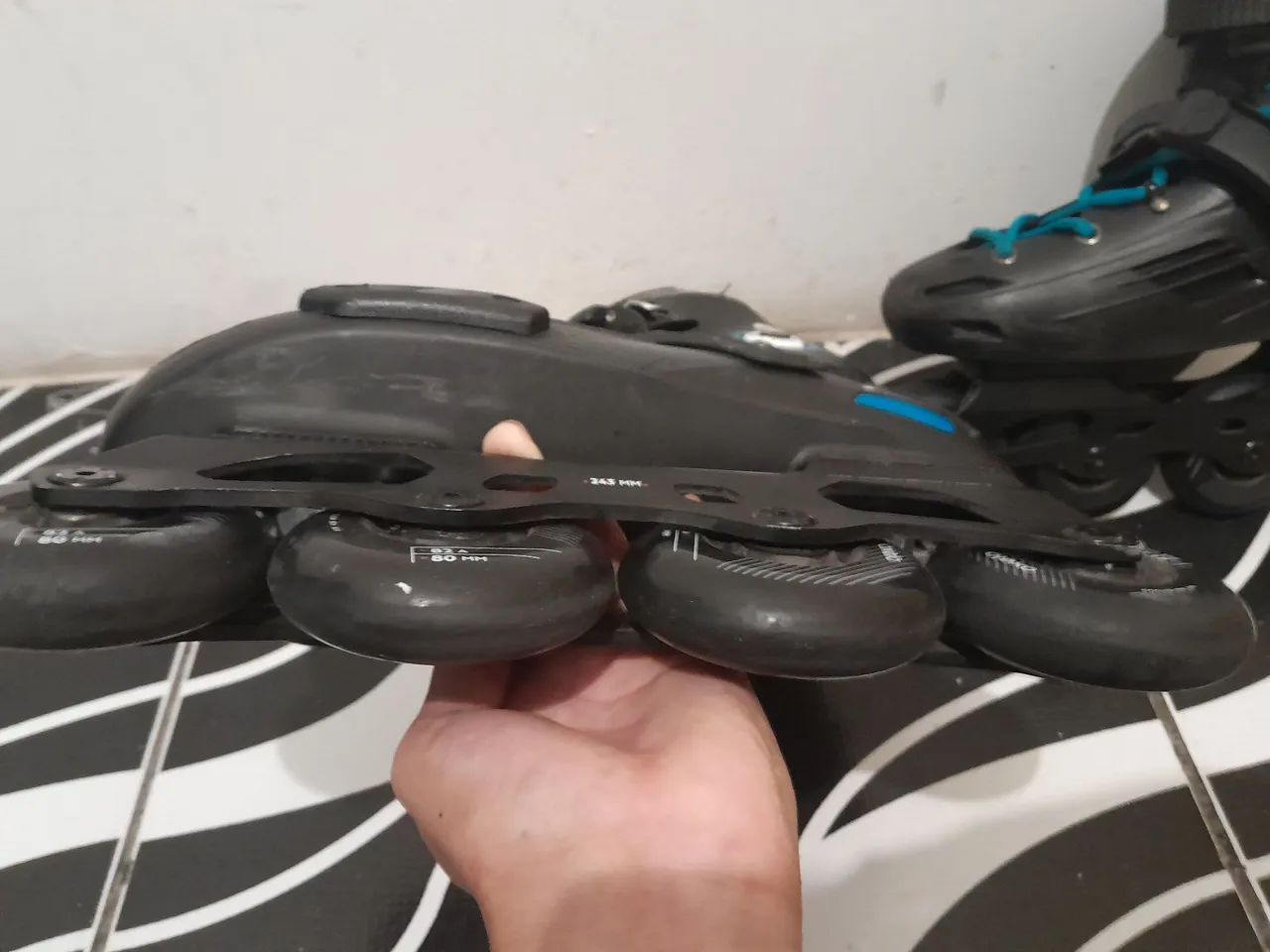 Patins oxelo muito conservado número 42 - Foto 2