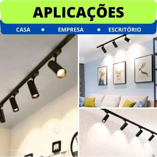 Trilho Eletrificado Com Spots Led - OFERTA - Foto 4