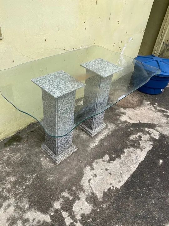 Mesa  com Tampo de Vidro - Foto 5
