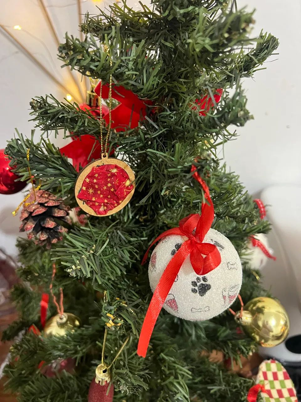 Árvore de Natal completa - já vai com todos os enfeites! 