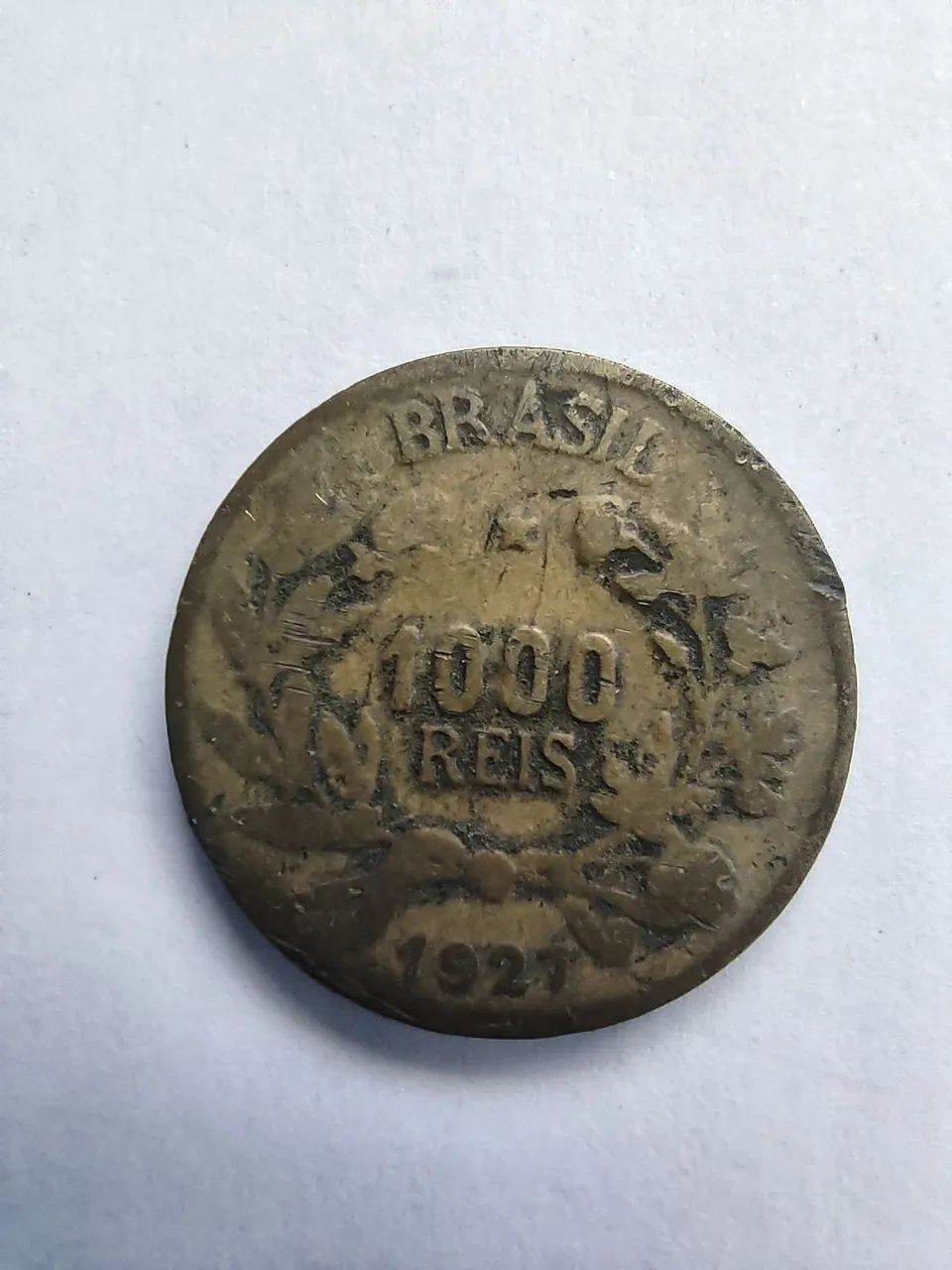 MOEDA ANTIGA Brasil 1000 RÉIS 1927 BRASIL 