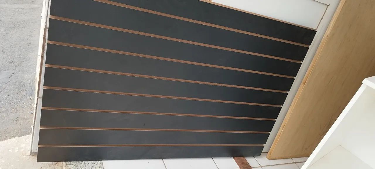 Painel Canaletado Preto  - Foto 2