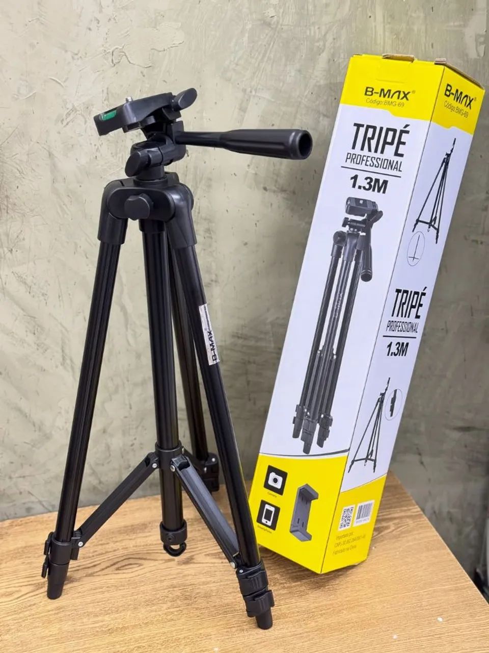 Tripé Profissional Telescópio para Celular e Câmera 1.3M B-MAX BMG-69 - Foto 2