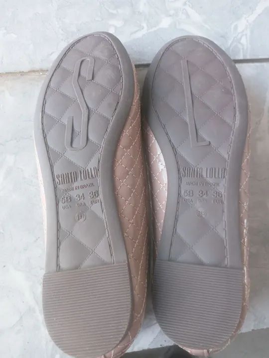 Sapatilha feminina bege - Foto 3