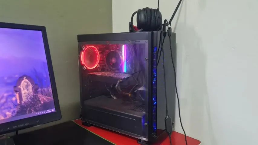 PC Ryzen 5 2600 16BG RAM 480GB SSD Placa de vídeo GTX 1060 6GB - Foto 2