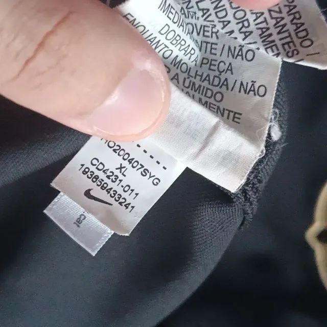 Camisa Original 2020 FC Barcelona Preta Dourada Nike GG - Foto 2