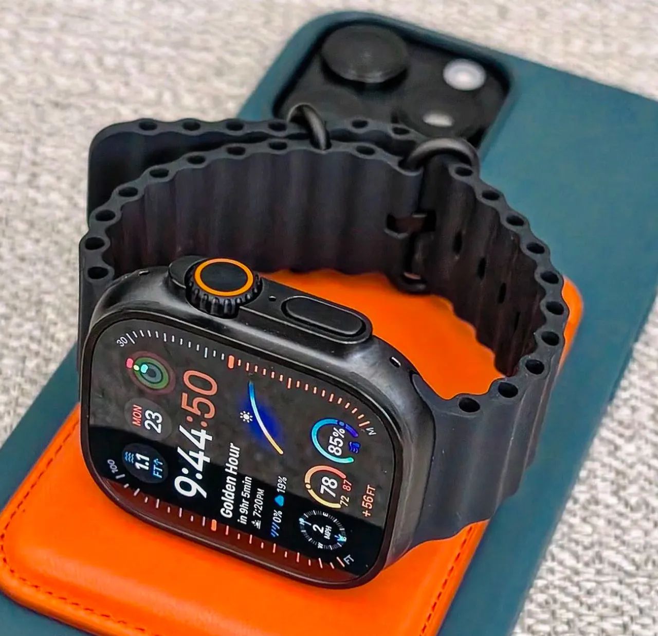 Apple Watch Ultra 2 BLACK 49mm Lacrado  - Foto 3