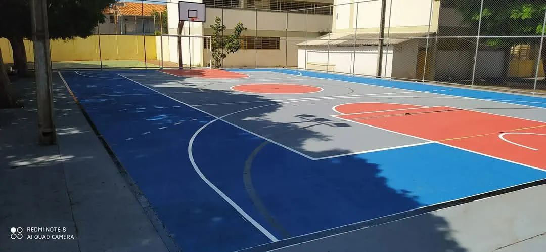 Pintura Quadra poliesportiva 