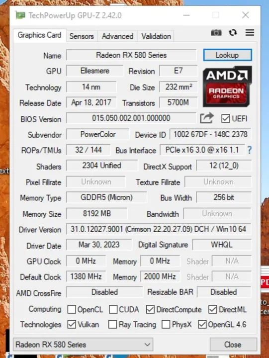 Placa de Vídeo PowerColor Red Devil Radeon RX 580 8GB - Foto 3