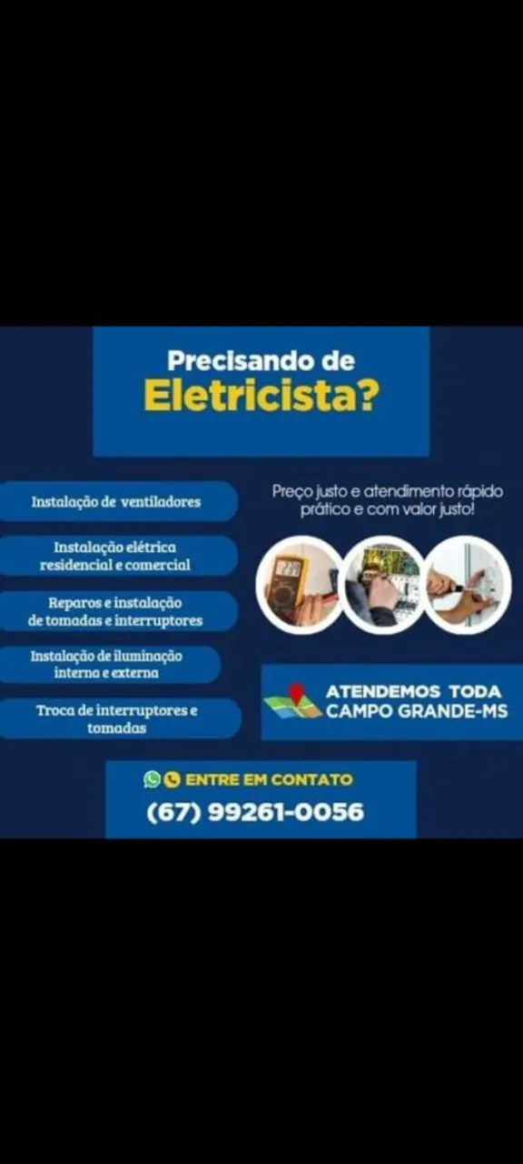 Eletricista 24h emergência 