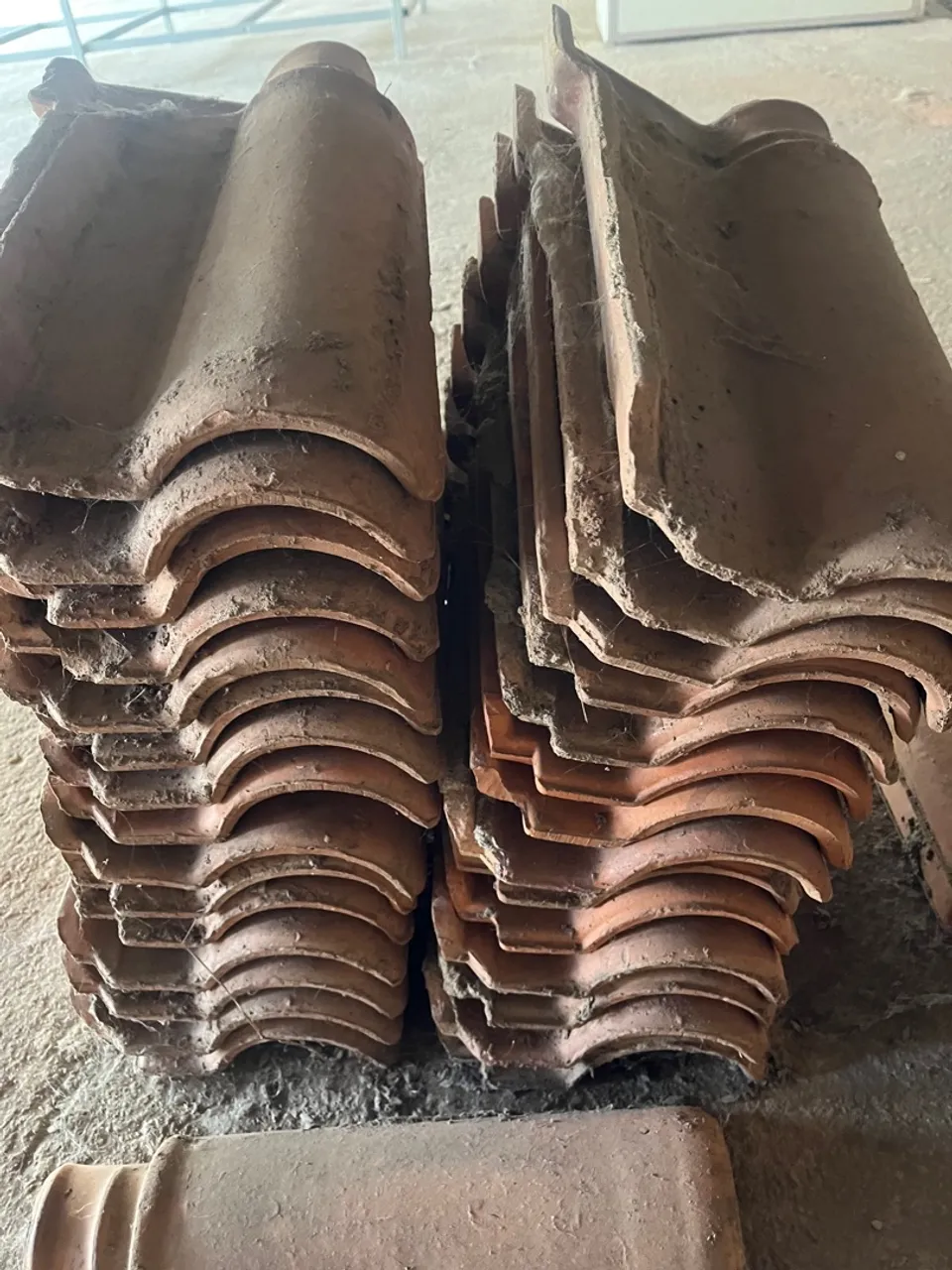 Telhas de barro para venda