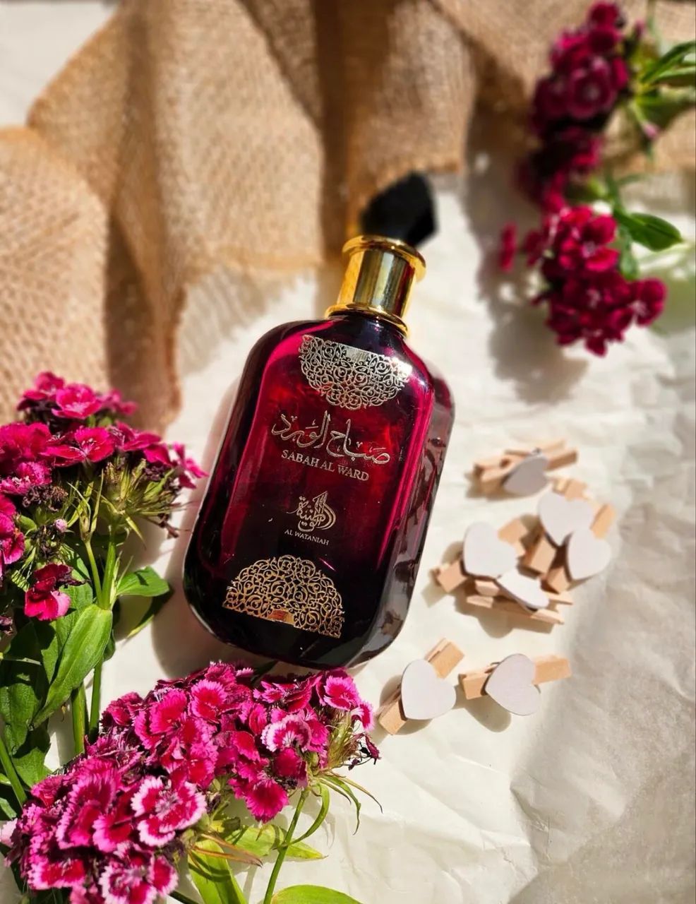 Perfume Al Wataniah Sabah Al Ward Feminino - 100ML perfume original para mulher atraente