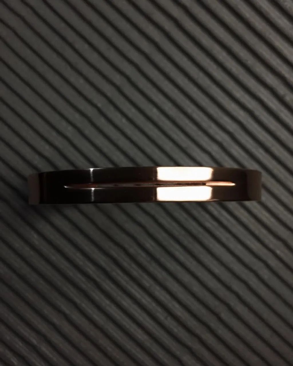 Pulseira de cobre puro e maciço recorte vazado - Foto 4