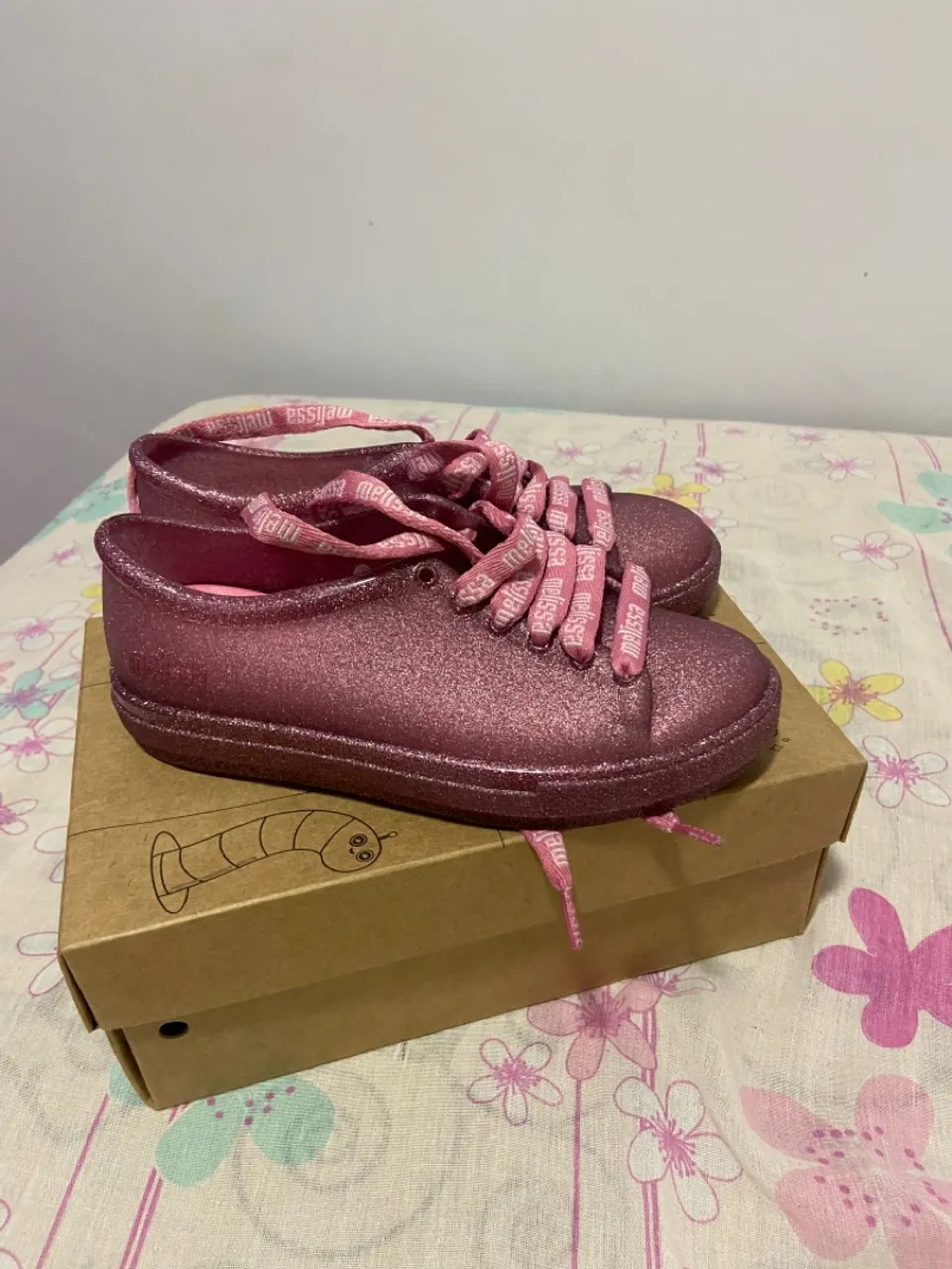 Tênis Melissa Glitter Rosa - Novo!