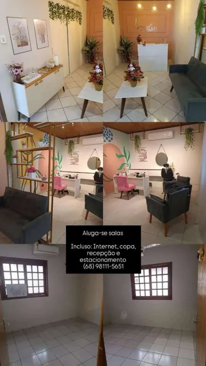 Aluguel de Salas - Internet, Copa, Recepção e Estacionamento