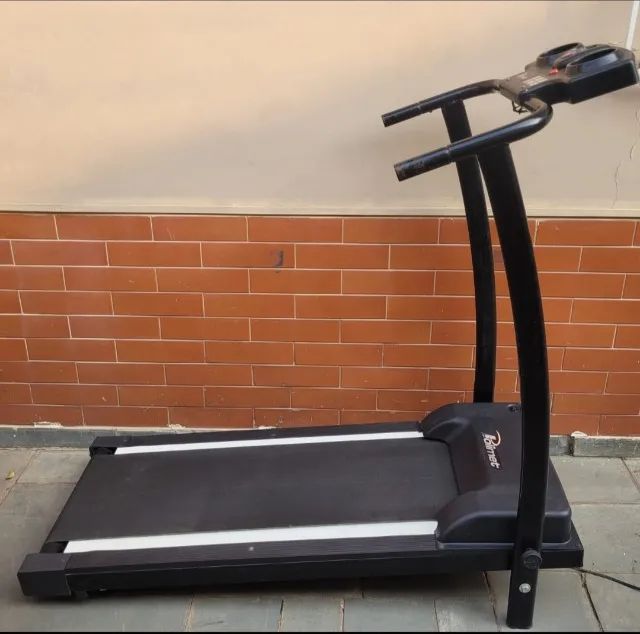 Esteira Elétrica Polimet Ep-1600 Dobrável Preta - Foto 5