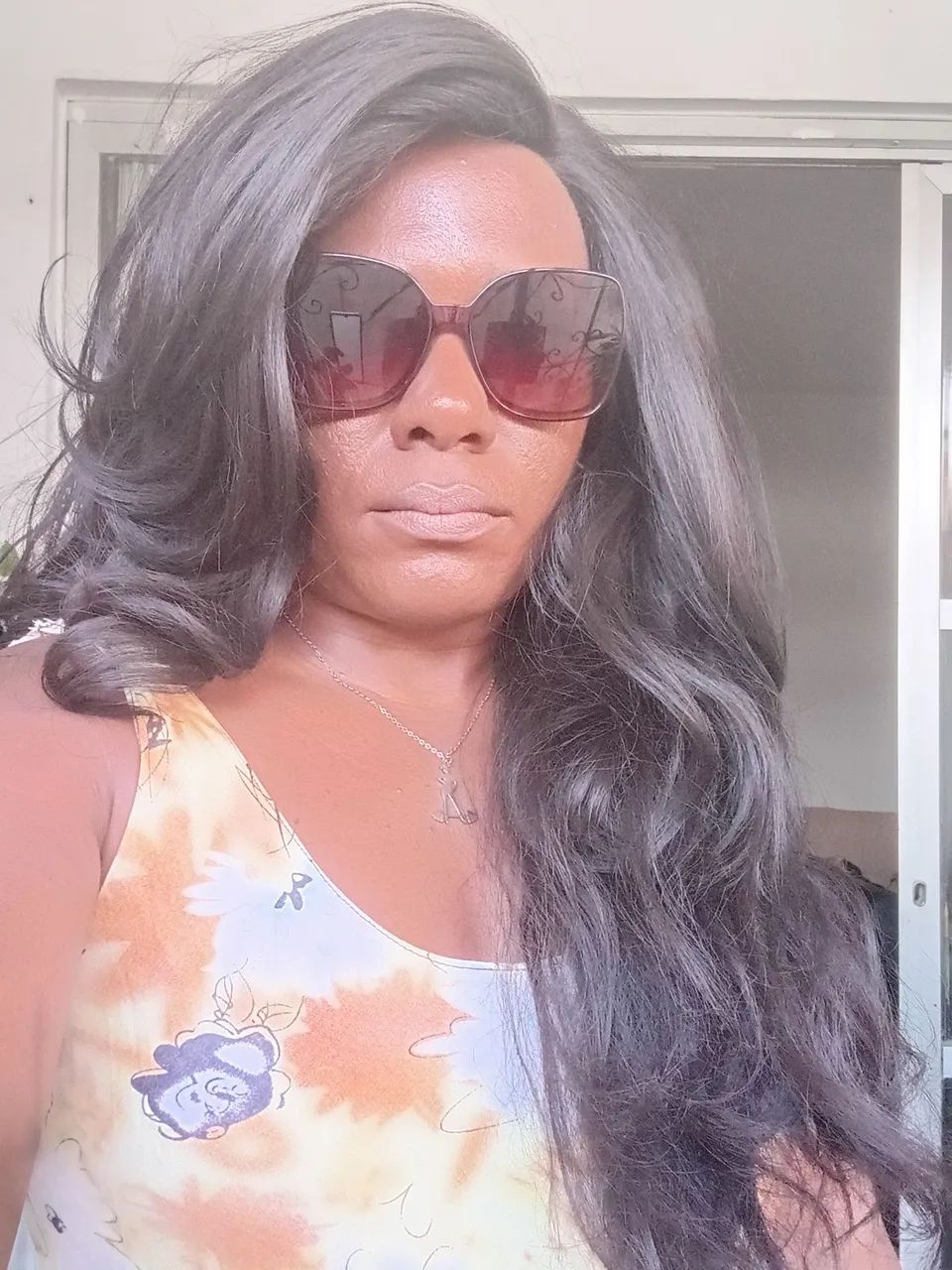 Lace front wig peruca fibra premium - Foto 5