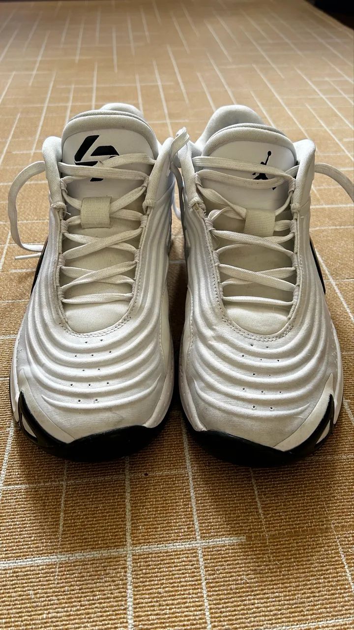 Tênis Nike Jordan Luka 3 V3 Branco TB Semi Novo Importado Americano Usado 2 Vezes - Foto 5