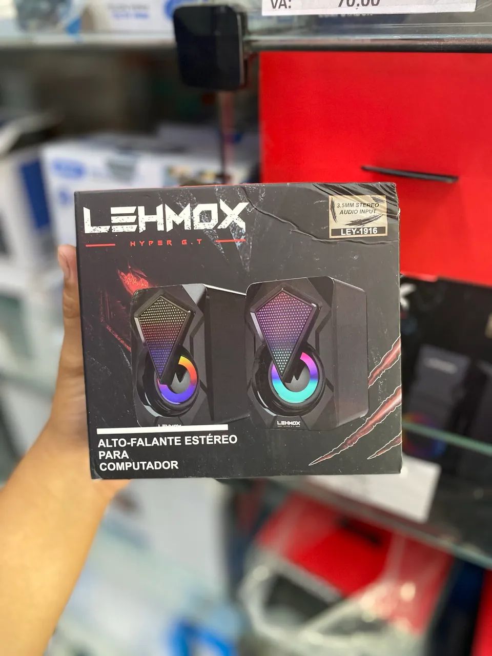 Caixa de som para Pc - Entrega a domicílio 