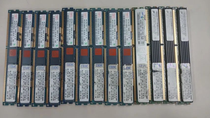 Lote 13 Memorias DDR3 ECC para Servidores/Xeon.