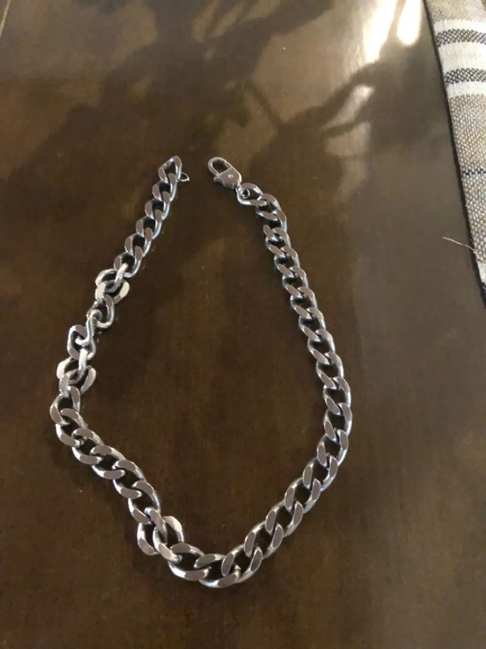 Corrente masculina de metal - Foto 2