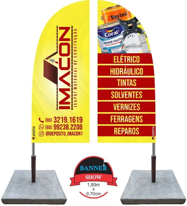 windbnner da Bannershow, com alcance de 3m - Foto 5